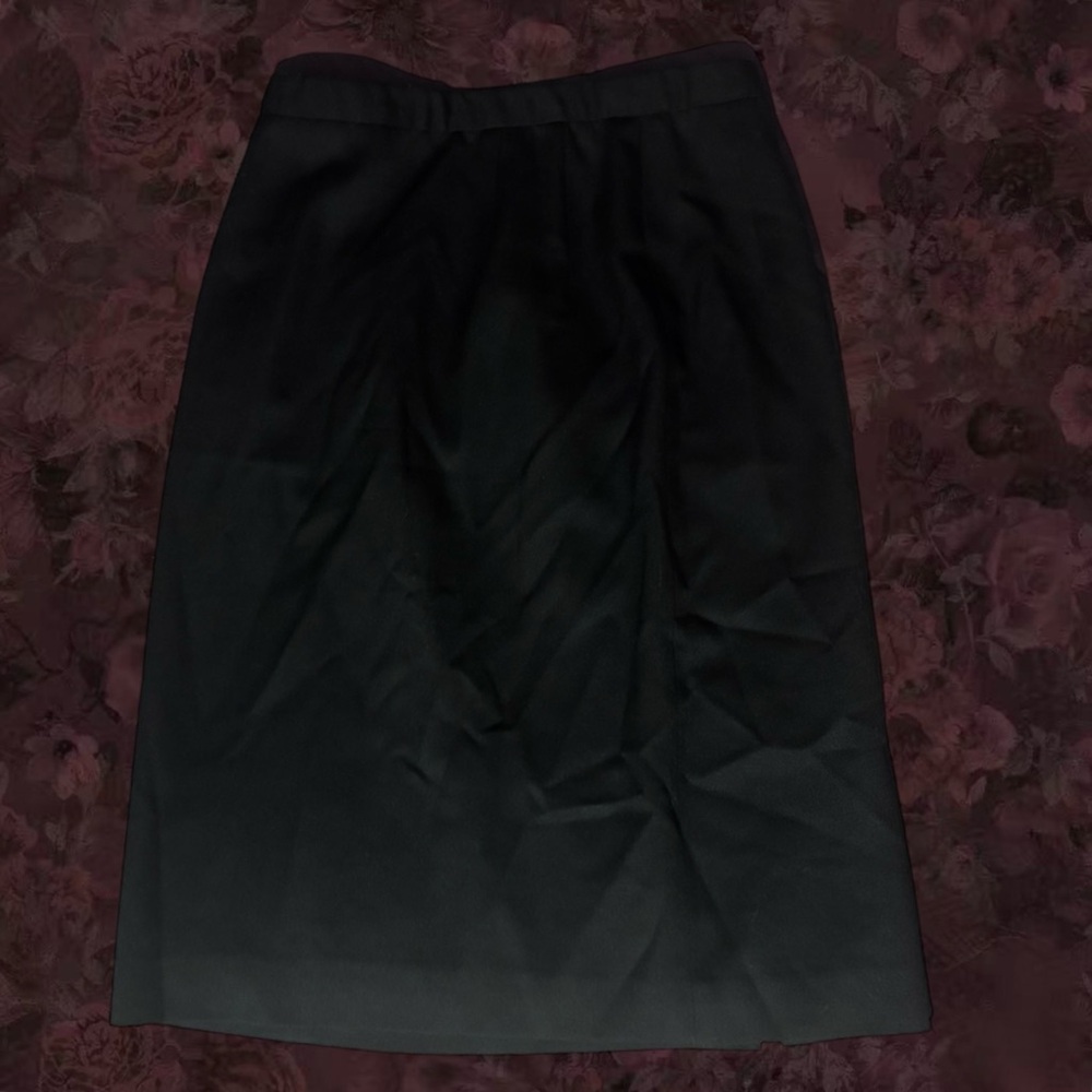 Vintage Pendleton Black Pencil Skirt